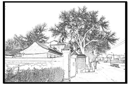 室內(nèi)裝飾畫庭院