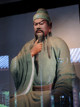 關(guān)羽蠟像