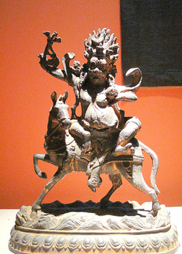 銅質(zhì)佛像 吉祥天母（非高清）