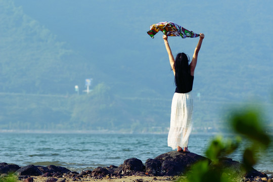海邊女孩
