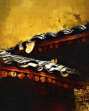 油畫 無框畫 抽象畫 風(fēng)景油畫