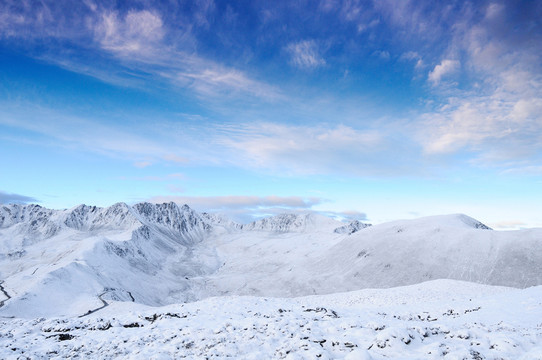 高原雪山