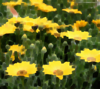 鮮花 抽象畫