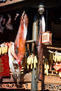 土著飲食之羌族臘肉