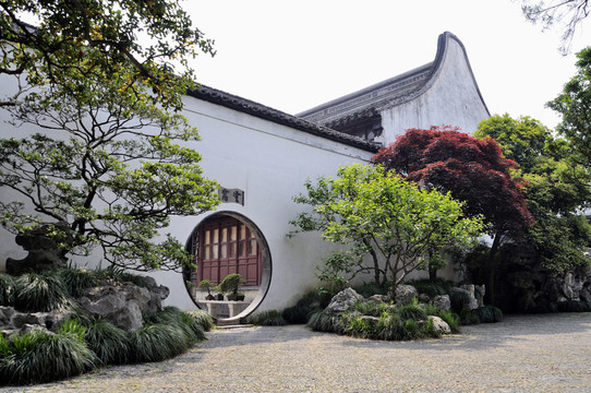 蘇州網(wǎng)師園春景
