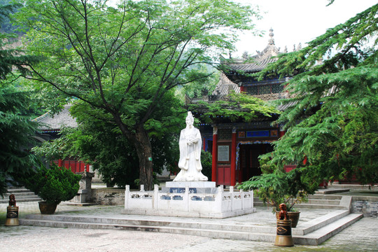 陜西岐山周公廟周公雕像