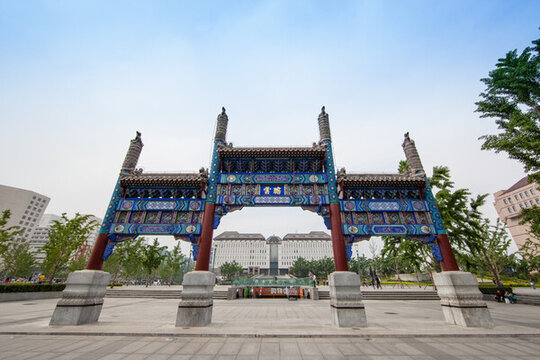 北京西單文化廣場(chǎng)牌樓