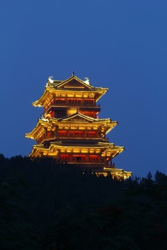 奚仲閣夜景