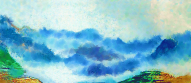 水彩裝飾畫 （合層）