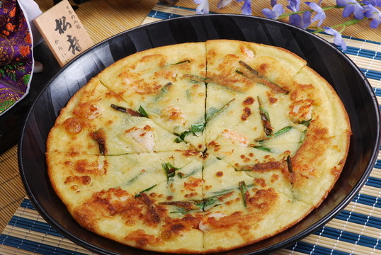 韭菜肉餅