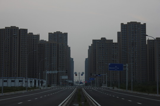 路中間