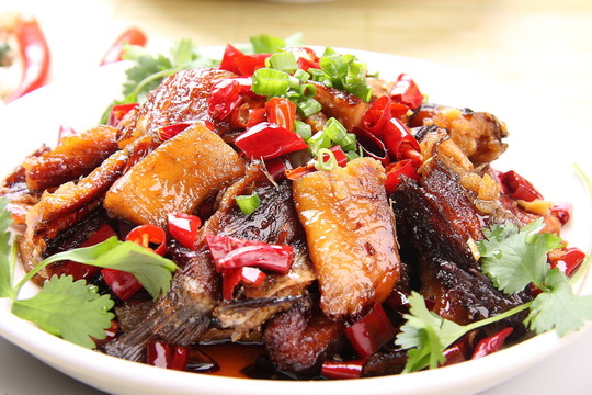 豆豉辣椒蒸臘魚