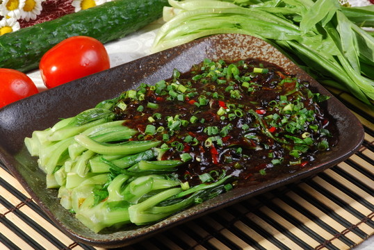 豆豉鯪魚油麥菜