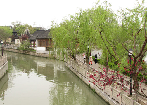 桃紅柳綠俏江南 蘇州 木瀆古鎮(zhèn)