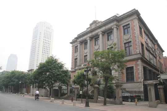 天津海河邊古建筑 文化遺址建筑