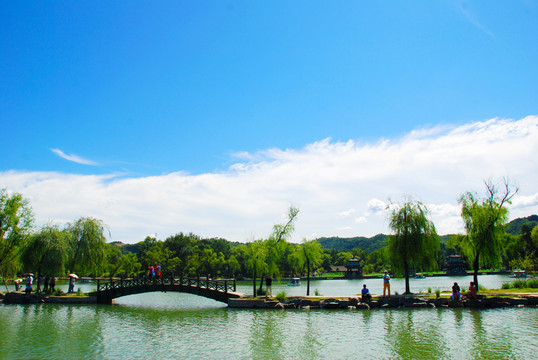 園林 橋 避暑山莊