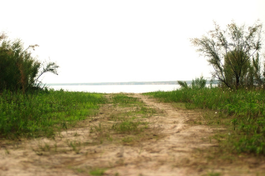 河邊的路