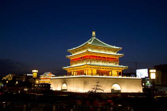 夜西安之鐘鼓樓