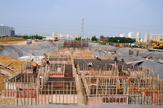 建筑工地 建筑材料