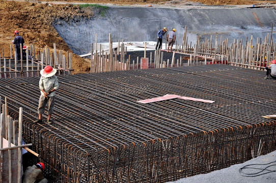 建筑工地 建筑材料