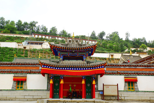 青海西寧塔爾寺寺廟
