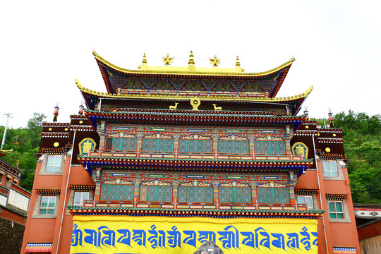 青海西寧塔爾寺藏經(jīng)閣