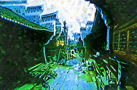 建筑老街