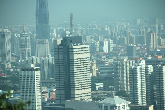 濟(jì)南千佛山俯視濟(jì)南城