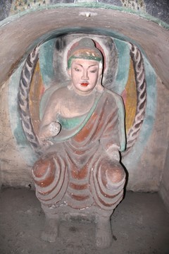 濟(jì)南千佛山萬佛洞佛像 菩薩
