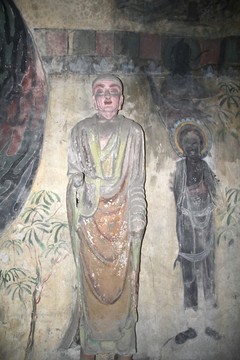 濟(jì)南千佛山萬(wàn)佛洞佛像 菩薩