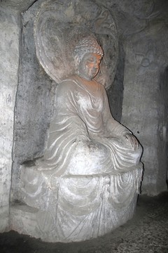 濟(jì)南千佛山萬佛洞佛像 菩薩