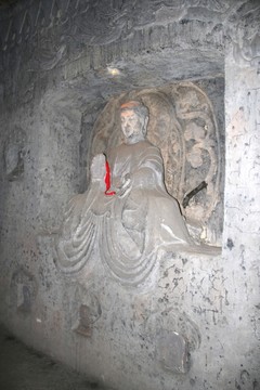 濟(jì)南千佛山萬(wàn)佛洞佛像 菩薩