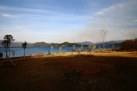 冬日瀘沽湖