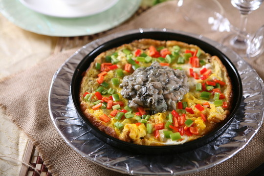 鐵板蠣蟥豆腐