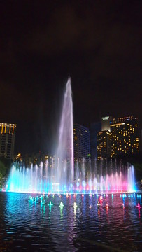 公园一角之喷泉