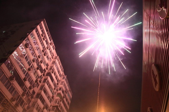 除夕夜煙花