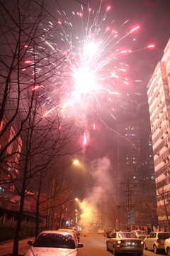 除夕夜煙花