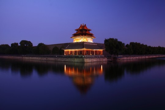 故宮角樓夜景