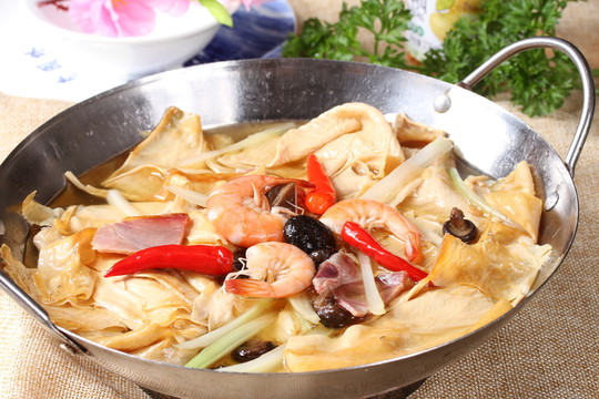 干鍋有機(jī)豆腐皮