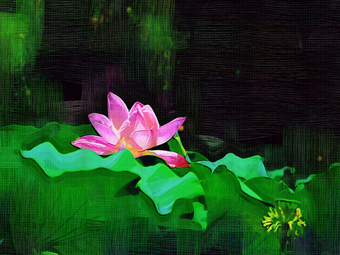 裝飾畫(huà) 荷花