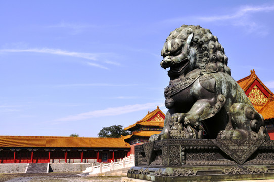 故宮銅獅