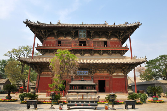 天津薊縣獨(dú)樂寺觀音閣