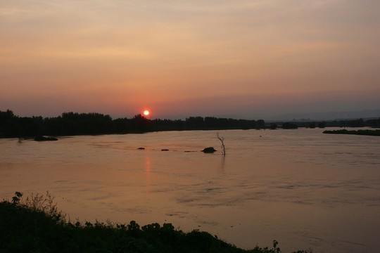 汾河夕陽