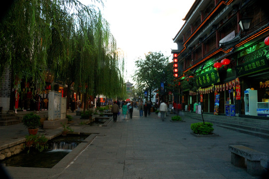 云南大理古城街景