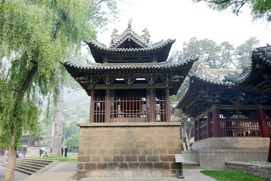 晉祠中鼓樓