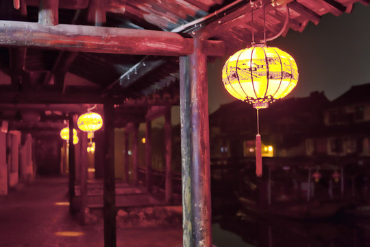 西塘古鎮(zhèn)夜景