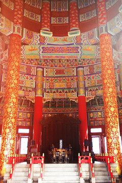 天壇祈年殿內(nèi)景