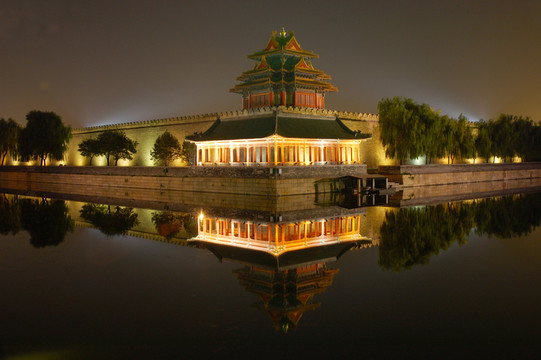 故宮角樓夜景