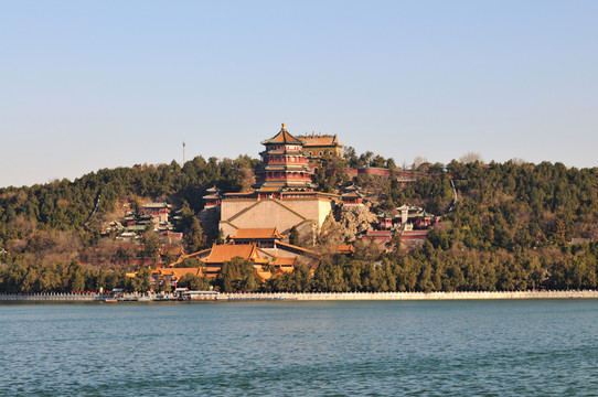 北京頤和園佛香閣