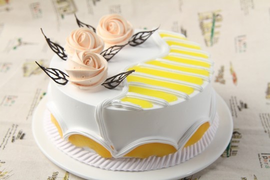 生日蛋糕旋轉(zhuǎn)玫瑰